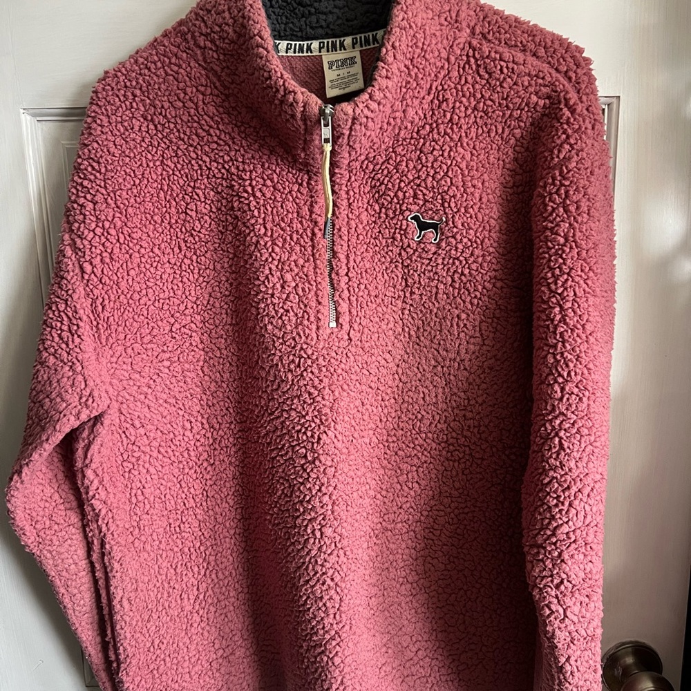VS PINK Sherpa Pullover